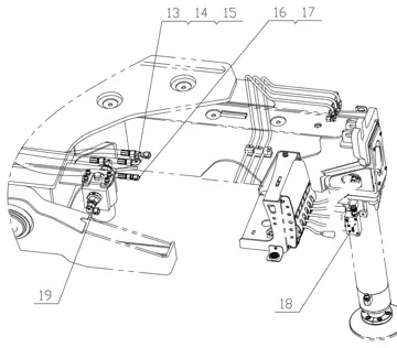 Lower hydraulic system pipelines (лист 3)