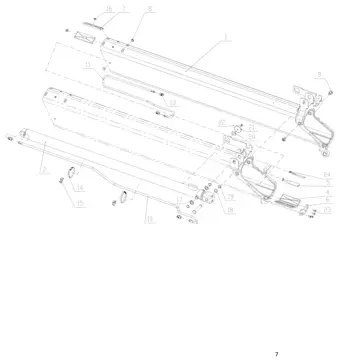 Second extension boom assembly