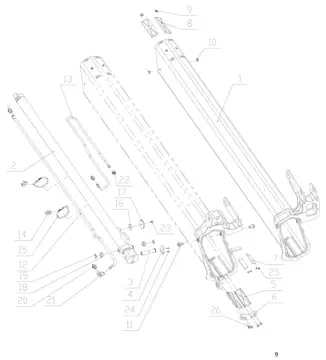 Third extension boom assembly