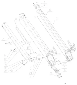 Third extension boom assembly (лист 2)