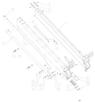 Fourth extension boom assembly