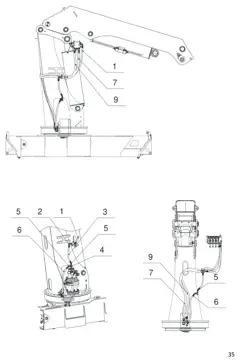 Inlet and return oil pipelines