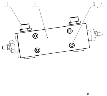 Mainboom balance valve assembly (лист 2)