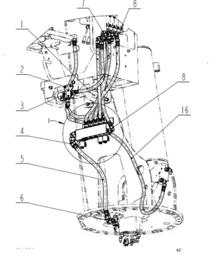 Hydraulic system for direction judgement