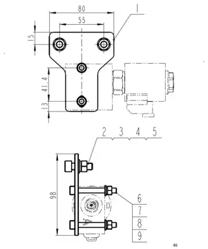 Installation board assembly