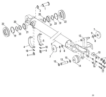 Telescopic cylinder assembly (лист 6)