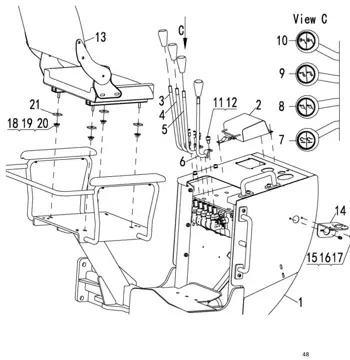 Seat control assembly (лист 2)