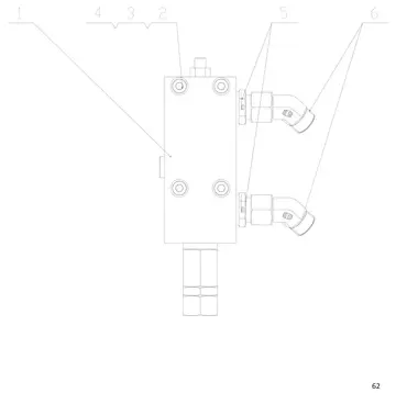 Mainboom balance valve assembly