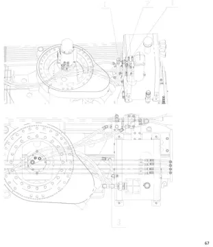 Lower hydraulic system pipelines (лист 3)
