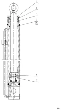 Horizontal cylinder