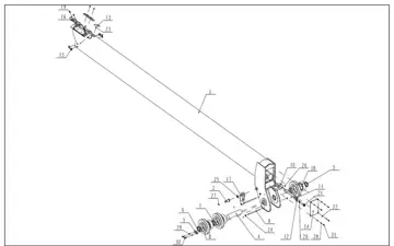 Boom assembly – Top boom section installation