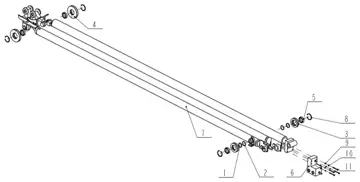 Boom assembly – Cylinder assembly installation