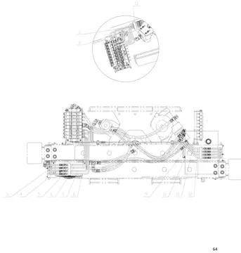 Lower hydraulic system pipelines (лист 3)