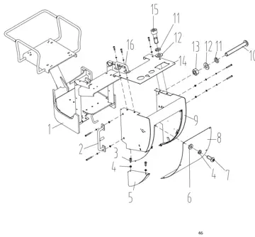 Seat control frame assembly (лист 2)