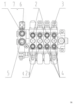 Upper control valve assembly