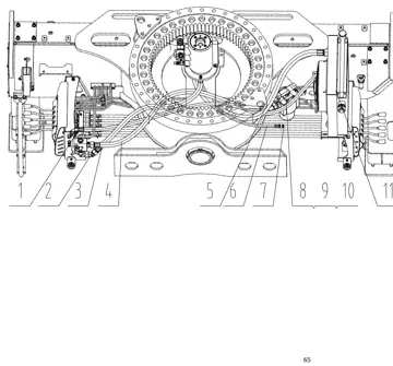 Lower hydraulic system pipelines (лист 2)