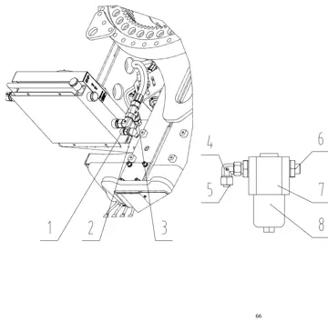 Lower hydraulic system pipelines (лист 3)