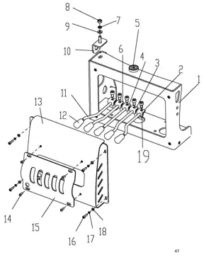 Main valve frame assembly (лист 2)