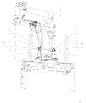 Upper hydraulic system pipeline (лист 5)