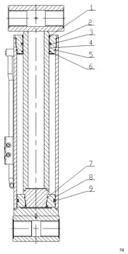 Variable amplitude cylinder